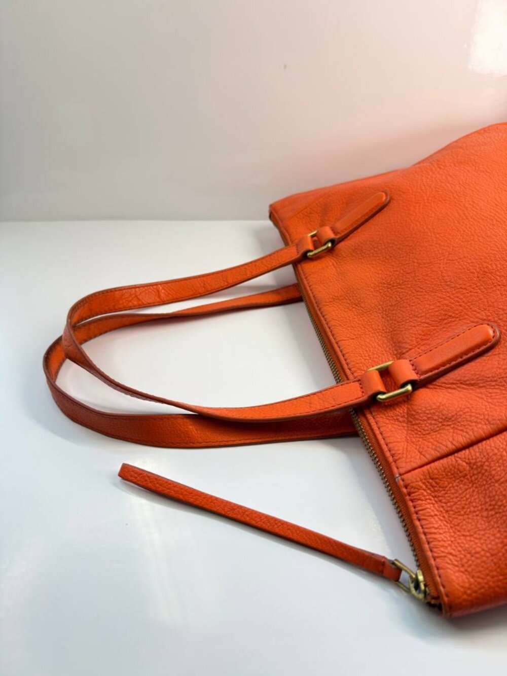 Marc Jacobs Leather Tote Bag – Orange - Picture 2 of 14